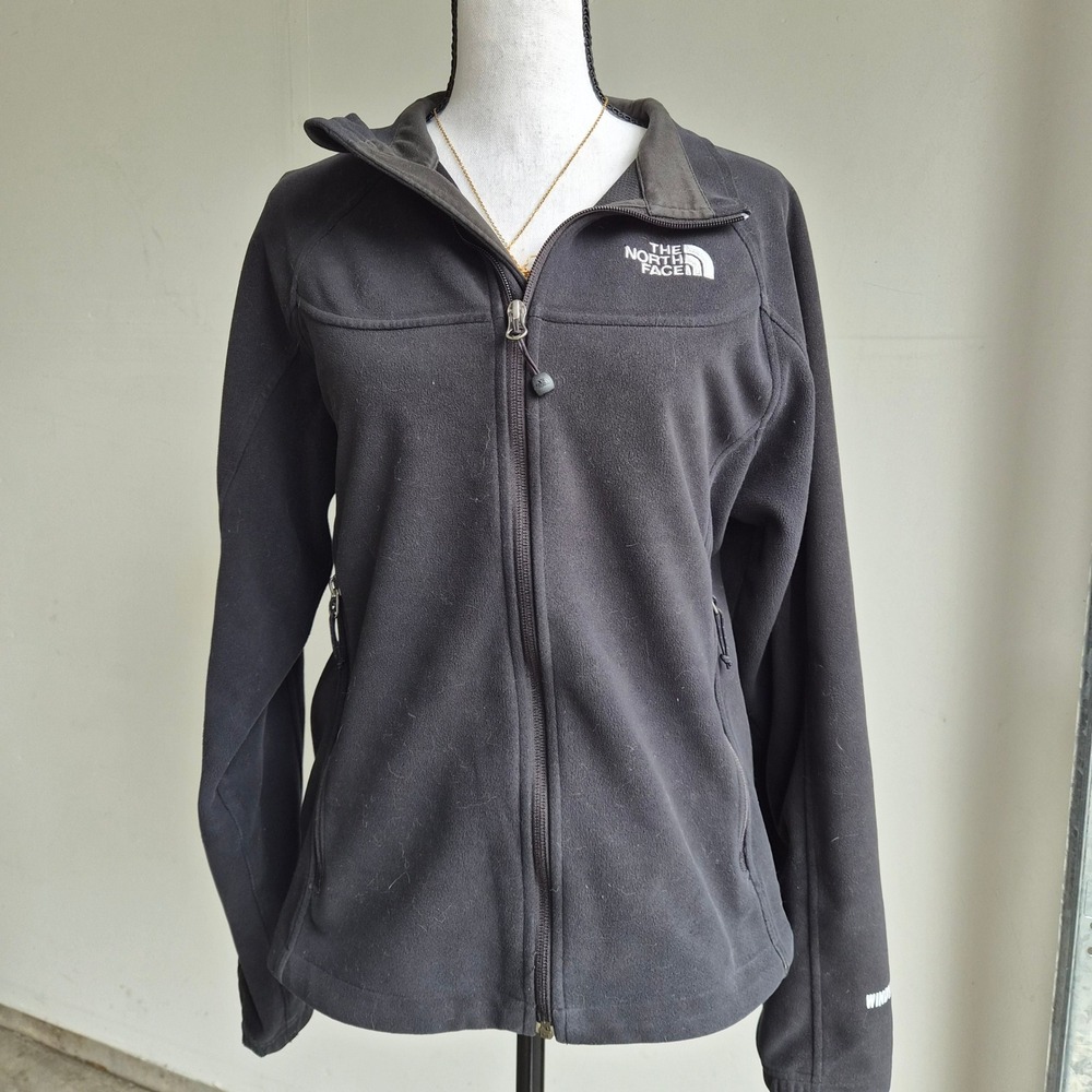 The North Face Fleece Jacket Women Medium Gorpcore Athleisure Streetwear Black